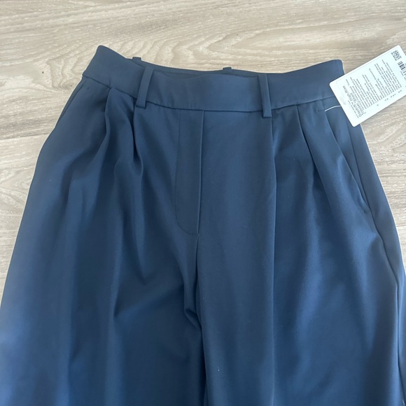 Lululemon Wide-Leg Trousers Navy Small Short Length - Picture 3 of 13